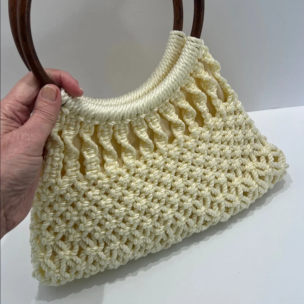 Vintage handmade macrame
